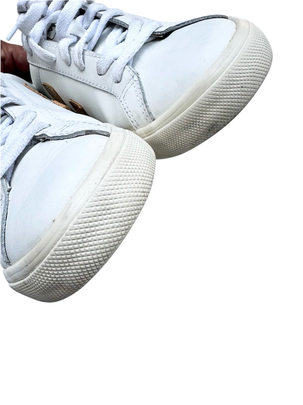 VEJA Women’s Esplar Leather White Platine Sneakers Sz 8 - Picture 7 of 12